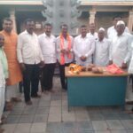 सोमेश्वर देवस्थान दानशूर शिवभक्तांने श्रध्देपोटी केली आसन व्यवस्था