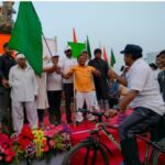 निवडणुकीत सहभाग वाढवा यासाठी निवडणूक आयोगाची सायकल रॅली