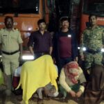 अवैध वाहतूक करणाऱ्या जनावराची केली सुटका ब्रह्मपुरी पोलिसाची धाडसी कार्यवहि