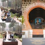 दिवंगत जनरल बिपिन रावत यांच्या प्रथम पुण्यतिथीनिमित्त तिन्ही सेवादल प्रमुखांकडून पुष्पचक्र अर्पण