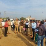 विजयस्तंभ अभिवादन कार्यक्रमस्थळाची जिल्हाधिकारी डॉ. राजेश देशमुख यांच्याकडून पाहणी