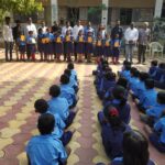 भिमा कोरेगांव शौर्य दिनाचे औचित्य साधून मेजर पोपटराव हूंबरे अध्यक्ष बहूजन समाजसेवा संघ करंजे यांच्या वतीने व नवनिर्वाचित psi कु मयुरी सावंत यांच्या शुभहस्ते जि.प.प्रा. शाळा करंजे येथील विद्यार्थ्यांना शालेय साहित्याचे वाटप.