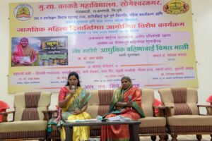 संवादातून उलगडला विमल माळी यांचा सृजनाचा अखंड प्रवास