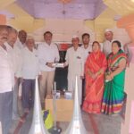 गौतम शहाजीराव काकडे यांच्या वाढदिवसाच्या निमित्त भैरवनाथ मंदिरास स्पीकर सेट भेट.