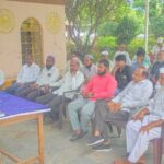 बारामती ! बकरी ईद निमित्त वडगाव निंबाळकर पोलीस स्टेशनच्या वतीने आयोजित बैठक संपन्न .