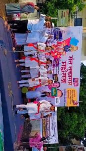 तुकाराम महाराजांच्या पालखीत विद्या प्रतिष्ठानचा सायबर जयघोष