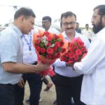 *मुख्यमंत्री एकनाथ शिंदे यांचे बारामती विमानतळ येथे स्वागत*