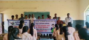 काकडे महाविद्यालयात मतदार जनजागृती अभियान हा कार्यक्रम संपन्न*.