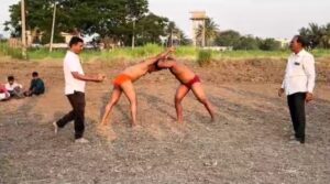 शेंङकरवाङी कुस्ती आखाङ्याचा फायनल कुस्तीचा मानकरी पै ऋषिकेश&hellip;