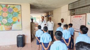 आंबी बुद्रुक येथील सोमेश्वर विद्यालयात सामूहिक वंदे मातरम्&hellip;