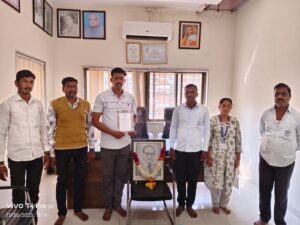 ग्रामपंचायत निंबूत येथे संविधान दिन उत्साहात साजरा.