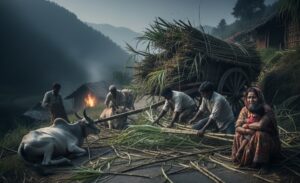 ऊस वाहतुकीचा धोका! भवानीनगरजवळ उतारावर बैलगाडी उलटली; मजुरासह&hellip;