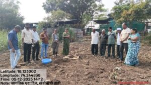 खंडोबाची वाडी येथे जागतिक मृदा दिन साजरा