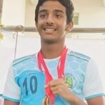 मु.सा काकडे महाविद्यालयातील आर्यवीर पाटील ची दिल्ली येथे झालेल्या राष्ट्रीय जलतरण स्पर्धेत चमकदार कामगिरी.