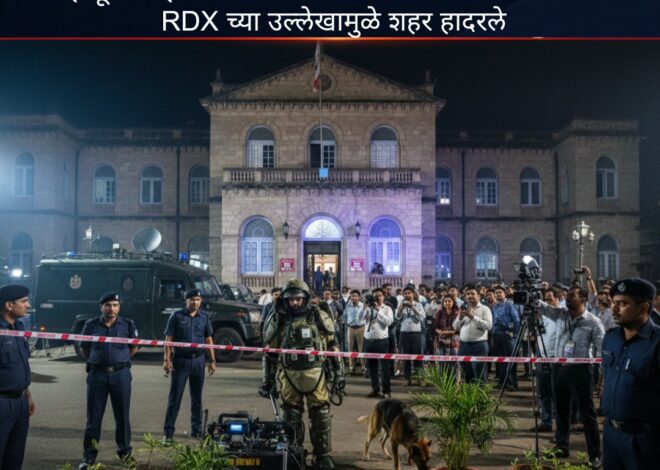 कोल्हापूर जिल्हाधिकारी कार्यालयाला बॉम्बने उडवण्याची धमकी: RDX च्या उल्लेखामुळे शहर हादरले