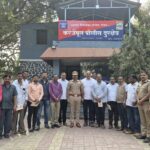 वडगाव निंबाळकर पोलीस स्टेशनतर्फे पत्रकार दिनाच्या पत्रकारांना अनोख्या पद्धतीने शुभेच्छा.