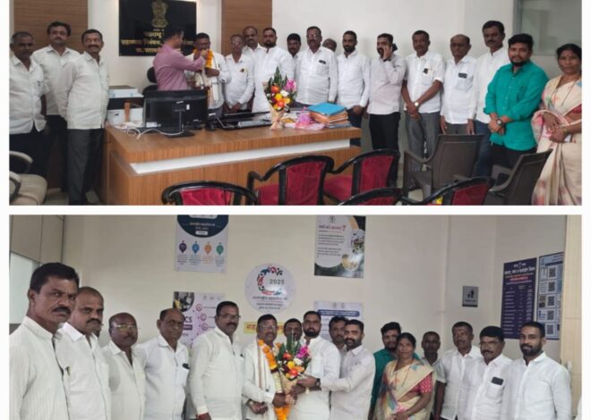 करंजे वि.का.सोसायटी करंजे चेअरमनपदी महेश हनुमंतराव शेंडकर यांची बिनविरोध निवङ