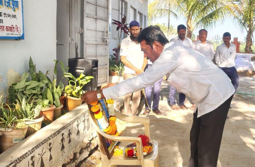 श्री.बाबालाल साहेबराव काकडे दे. विद्यालय निंबुत मध्ये भारतरत्न डॉ. बाबासाहेब आंबेडकर यांची जयंती उत्साहात साजरी…