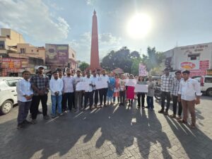 नसरापूर येथे चिमुकलीवर झालेल्या अत्याचाराचा बारामती मध्ये तीव्र&hellip;