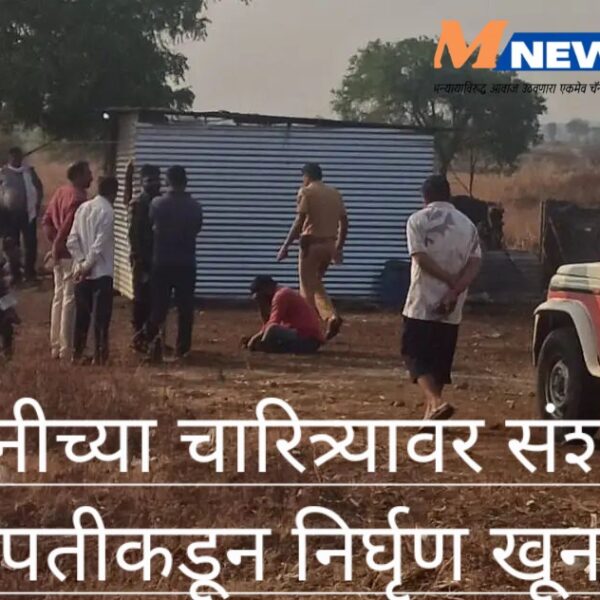 पत्नीच्या चारित्र्यावर संशय; पतीकडून निर्घृण खून