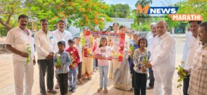 सोमेश्वर विद्यालयात नवागतांचे स्वागत