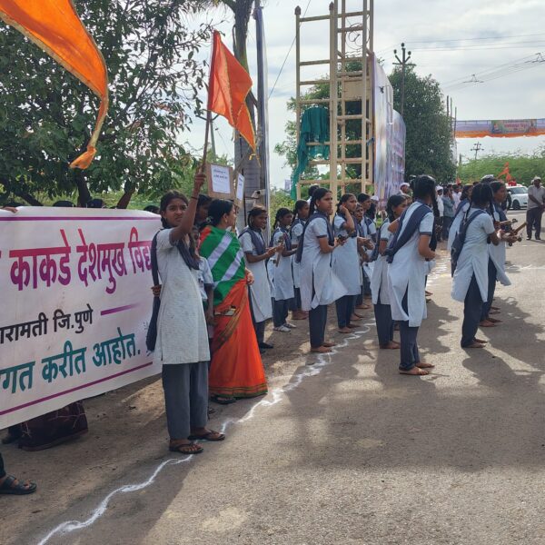 निंबुतमध्ये संत सोपानकाका पालखीचे उत्साहात स्वागत; लेझीमच्या तालावर&hellip;