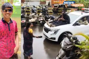 3 मुलांना स्कॉर्पिओवरून बसवून काढली धिंड; चप्पलेनं मारणाऱ्या&hellip;