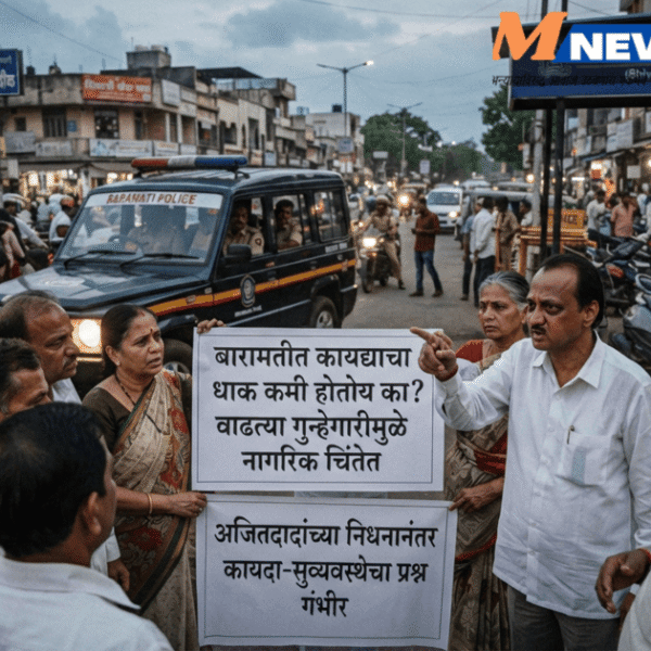 ​”बारामतीला गुन्हेगारीचं ग्रहण! अजितदादांच्या जाण्यानंतर कायदा-सुव्यवस्था ‘रामभरोसे’?”