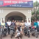 १९ मोटारसायकलींच्या चोरीचा पर्दाफाश; ३० लाखांचा मुद्देमाल जप्त बारामती पोलिसांची धडाकेबाज कारवाई;.